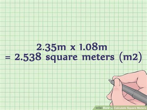 how to calculate in square meter