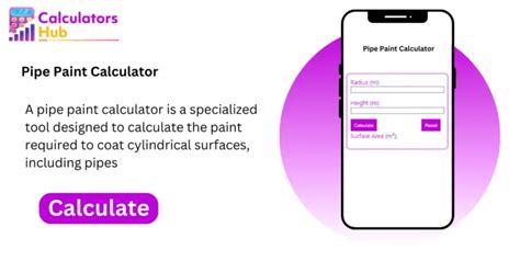 how to calculate paint quantity for pipe