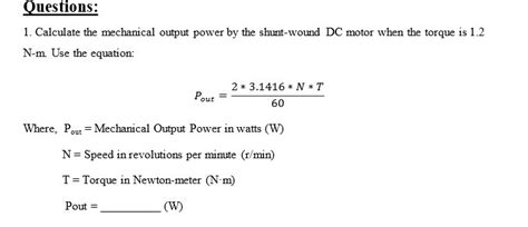 how to calculate power of engine