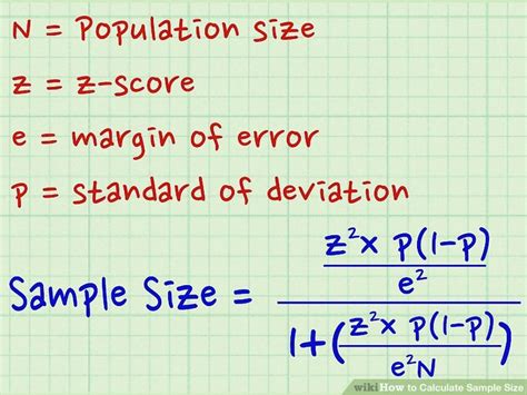 how to calculate sample size