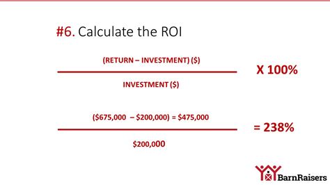 how to calculate simple roi