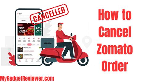 how to cancel in zomato
