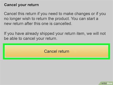 How To Cancel Return On Amazon
