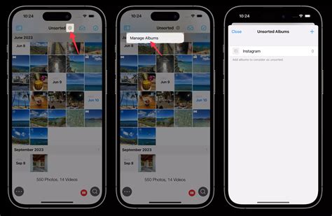 how to categorize photos on iphone
