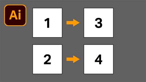how to change artboard order in illustrator