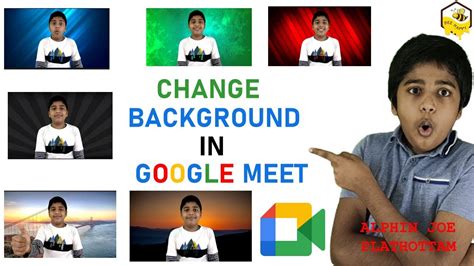 how to change background in google meet using phone in malayalam