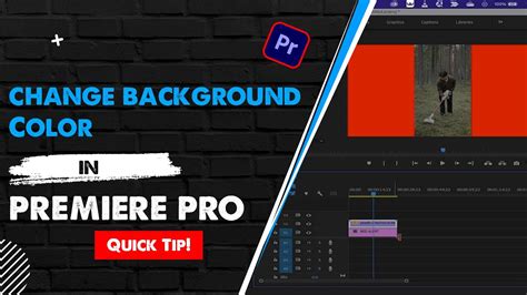 how to change background on premiere pro