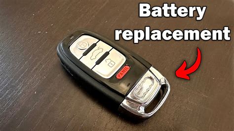 how to change battery in key fob