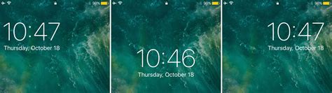 how to change date and time on lock screen iphone
