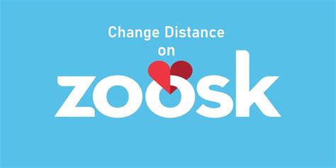 how to change distance settings on zoosk