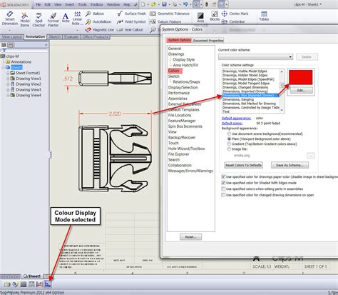 how to change drawing template in solidworks