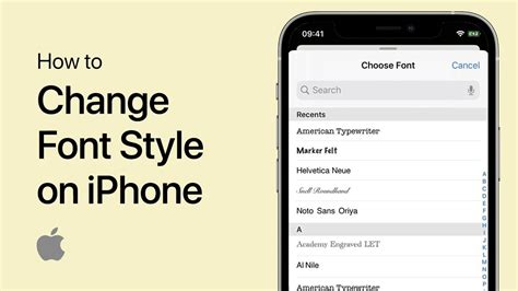 how to change font in iphone xr
