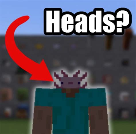 how to change heads in minecraft