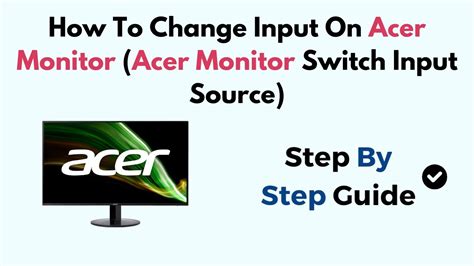 How To Change Inputs Acer Aspire In One Computer