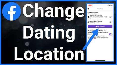 how to change location in facebook dating video