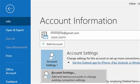 how to change name in outlook