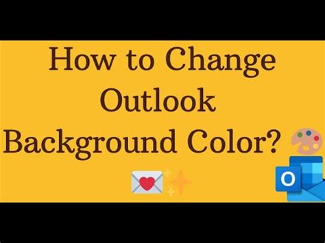 how to change outlook background color as green/protect eyes …