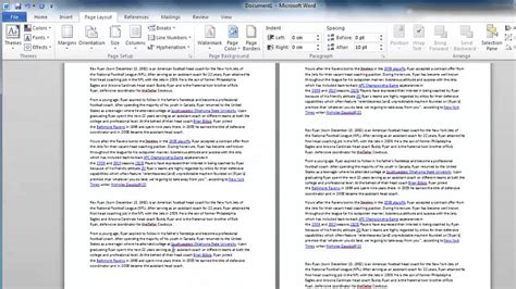 how to change page layout in word