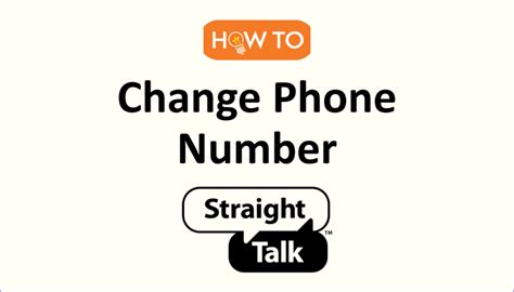 How To Change Straight Talk Phone Number