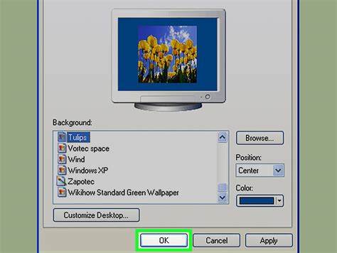 how to change the background on computer