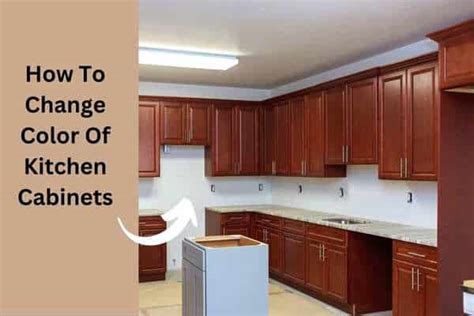 how to change the color of kitchen cabinets? - Test Food Kitchen