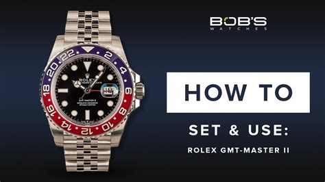 how to change the date on a rolex gmt ii
