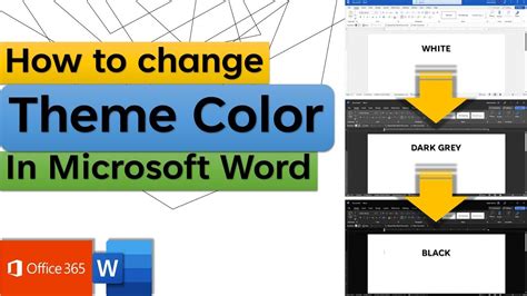 how to change theme in word