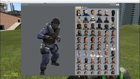 how to change your character in gmod