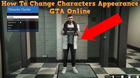how to change your character in gta