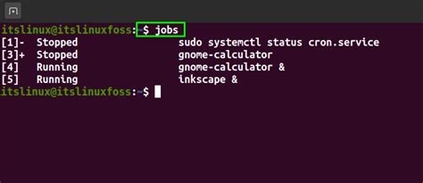 how to check background jobs in linux