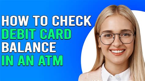 how to check balance by atm card