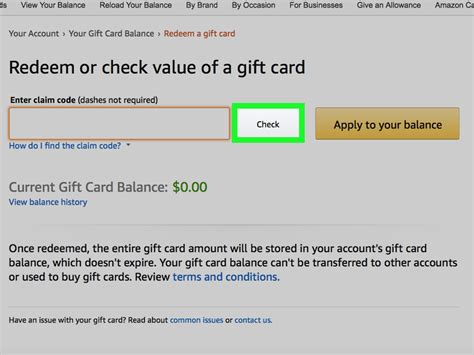 how to check balances on amazon gift cards