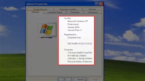 how to check bit in windows xp