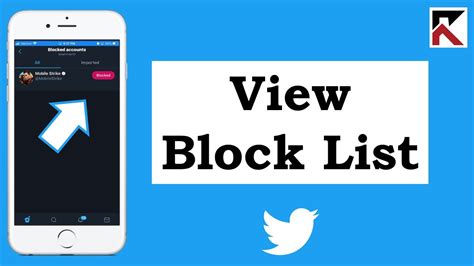 how to check block list on twitter