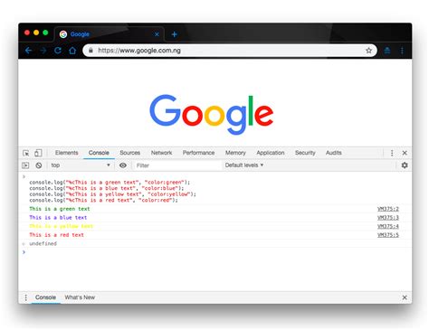 how to check console log in chrome