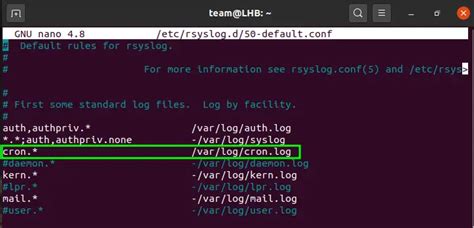 how to check cron logs in linux