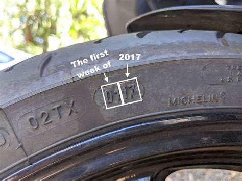 how to check date on motorcycle tire