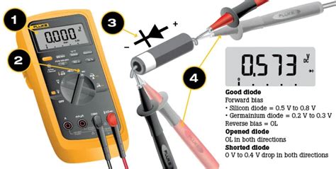 how to check diode with digital multimeter