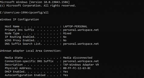 how to check fqdn in windows cmd