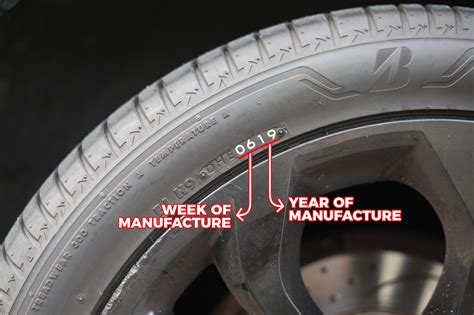 how to check manufacturing date of bridgestone tyre