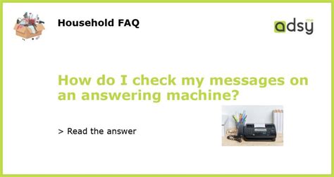 how to check messages on answering machine