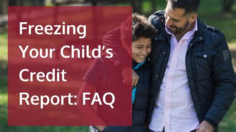 how to check minor child credit report