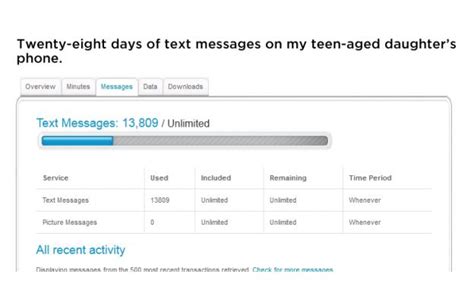 how to check my daughters text messages account