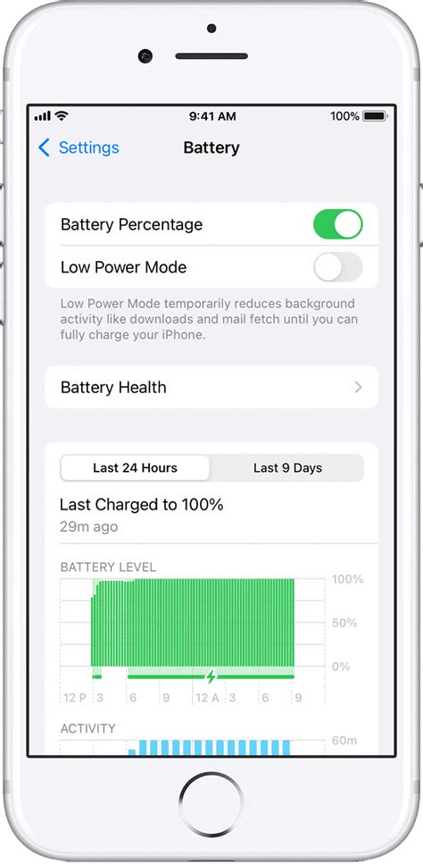 how to check my kids iphone battery levels