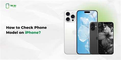 how to check phone model in iphone