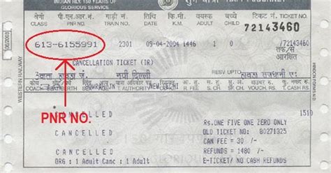 how to check train ticket pnr status