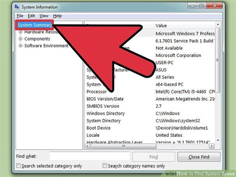 how to check your system specs
