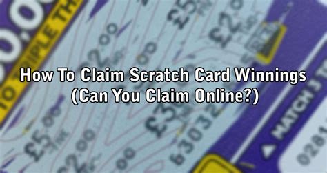 how to claim a scratch card win