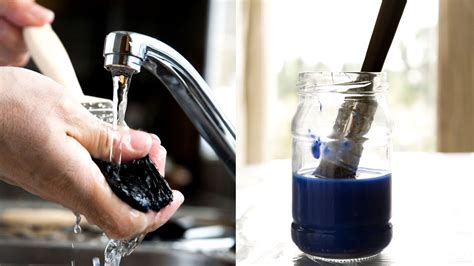 how to clean a gloss brush