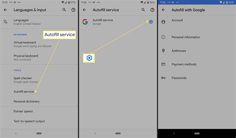how to clear autofill in android